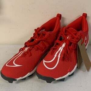 Nike Alpha Menace 3 Men's Size 11 Shark Red-White Football Cleats